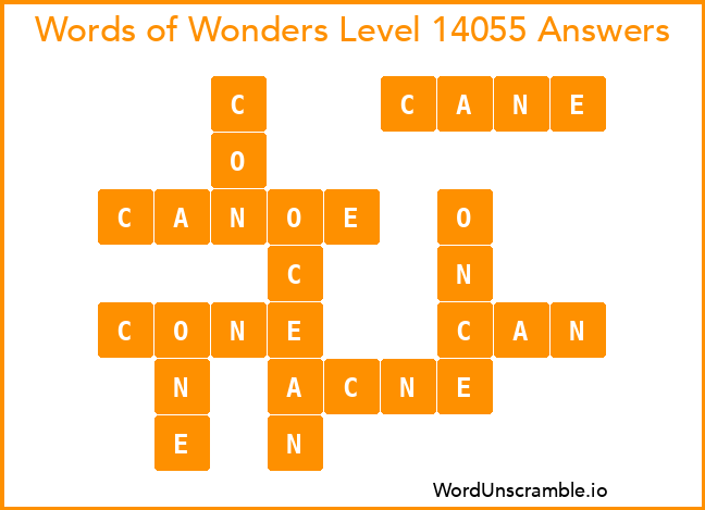 Words of Wonders Level 14055 Answers