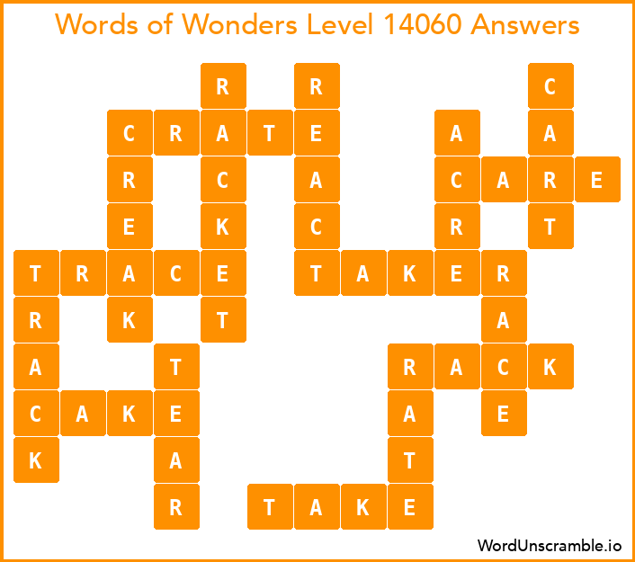Words of Wonders Level 14060 Answers