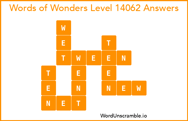 Words of Wonders Level 14062 Answers