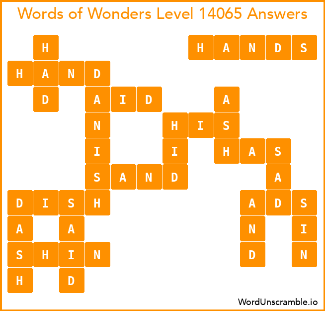 Words of Wonders Level 14065 Answers
