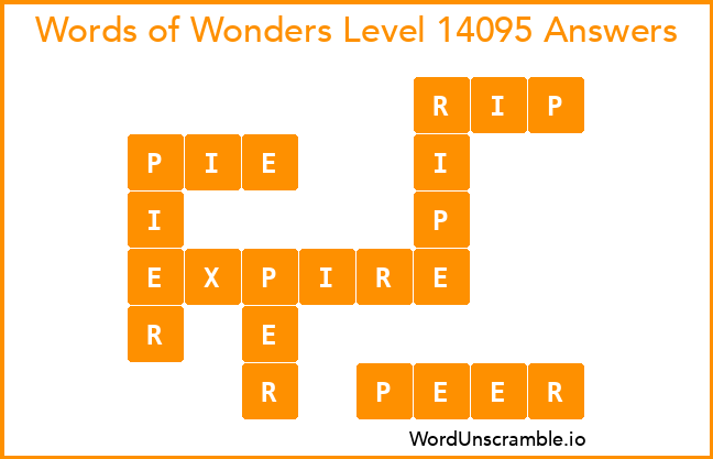 Words of Wonders Level 14095 Answers