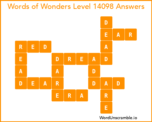 Words of Wonders Level 14098 Answers