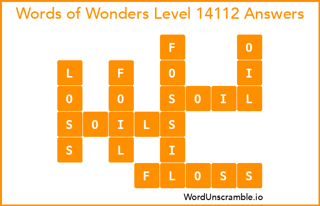 Words of Wonders Level 14112 Answers