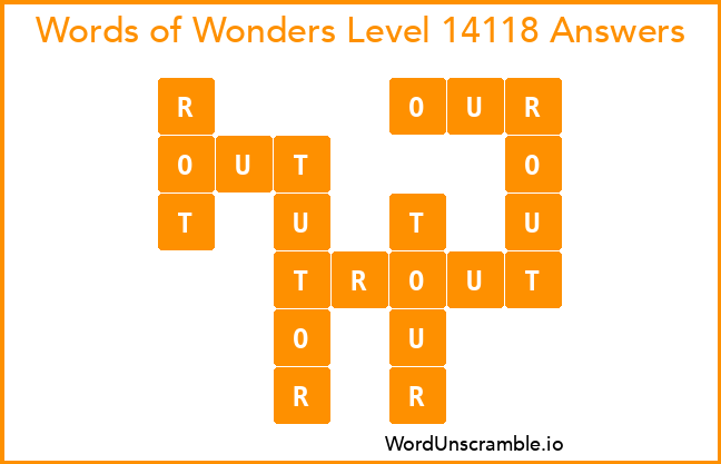 Words of Wonders Level 14118 Answers