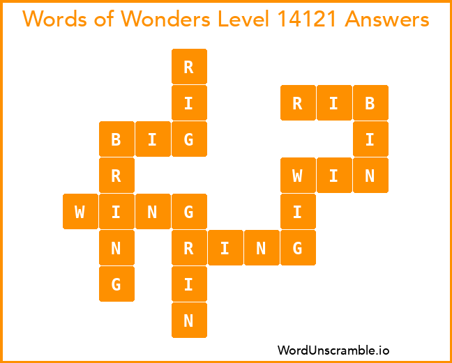 Words of Wonders Level 14121 Answers