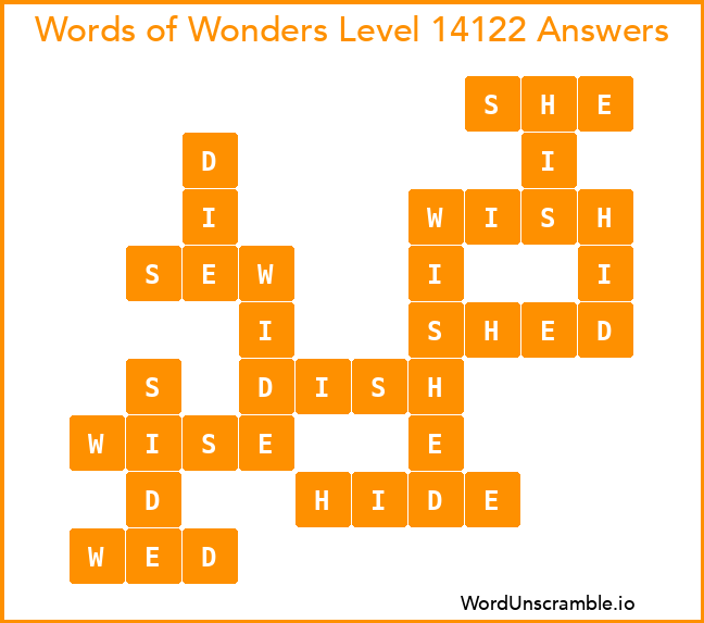 Words of Wonders Level 14122 Answers