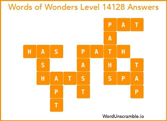 Words of Wonders Level 14128 Answers