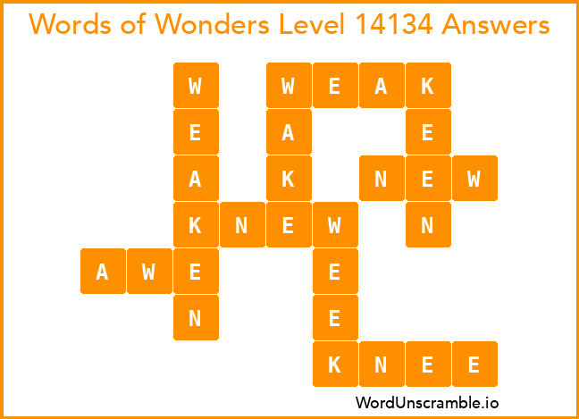 Words of Wonders Level 14134 Answers