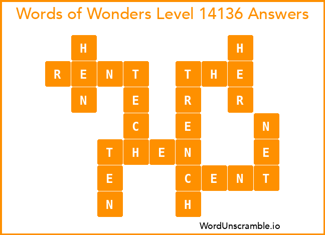 Words of Wonders Level 14136 Answers