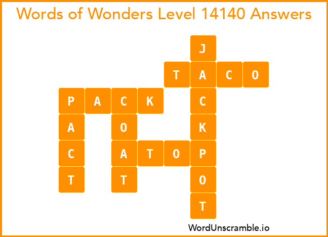 Words of Wonders Level 14140 Answers