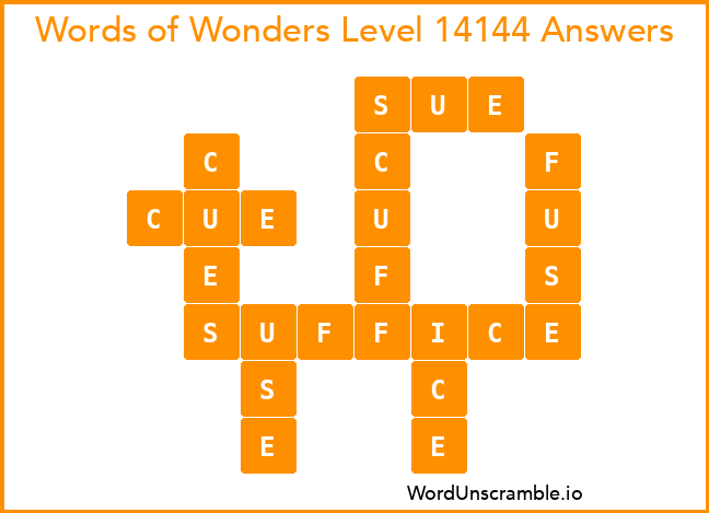 Words of Wonders Level 14144 Answers