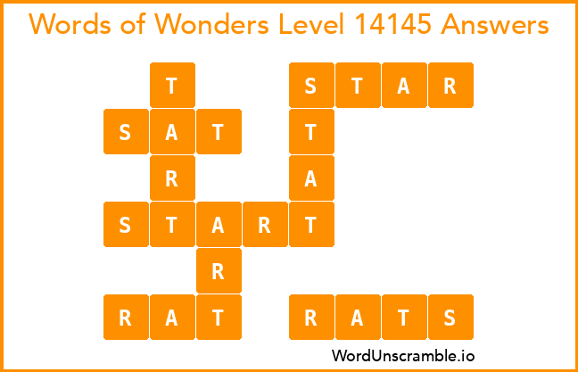 Words of Wonders Level 14145 Answers