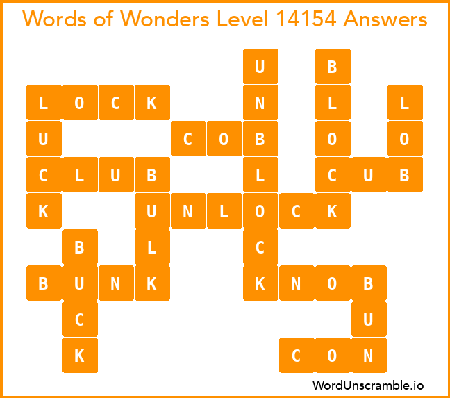 Words of Wonders Level 14154 Answers