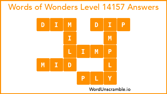Words of Wonders Level 14157 Answers