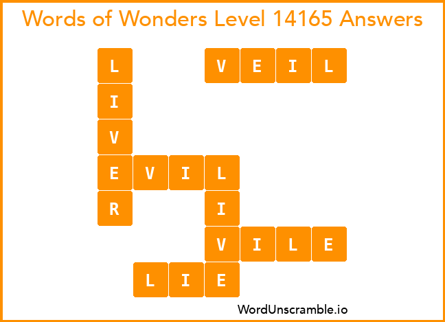 Words of Wonders Level 14165 Answers