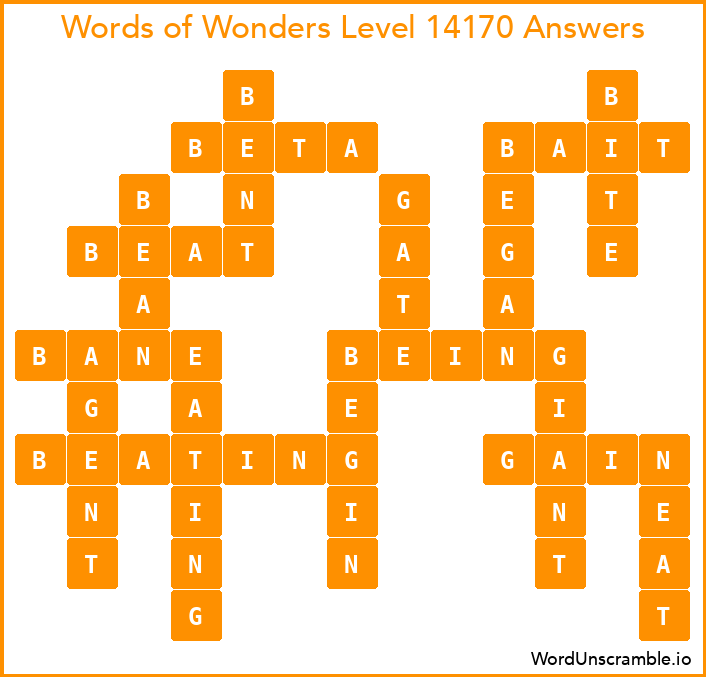 Words of Wonders Level 14170 Answers
