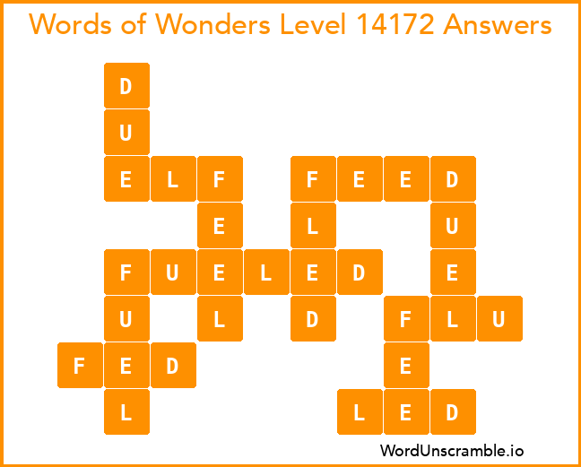 Words of Wonders Level 14172 Answers