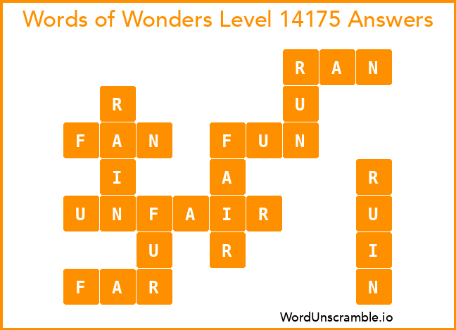 Words of Wonders Level 14175 Answers