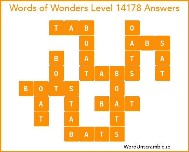 Words of Wonders Level 14178 Answers