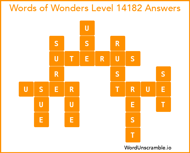 Words of Wonders Level 14182 Answers
