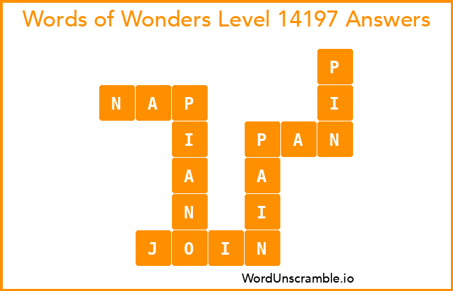 Words of Wonders Level 14197 Answers