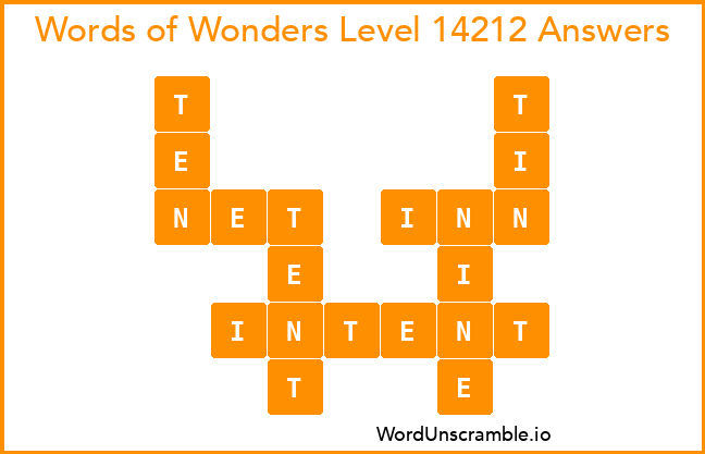 Words of Wonders Level 14212 Answers