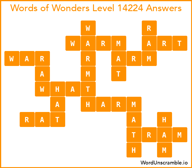 Words of Wonders Level 14224 Answers