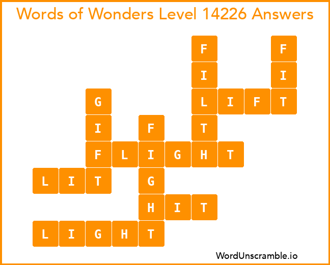 Words of Wonders Level 14226 Answers