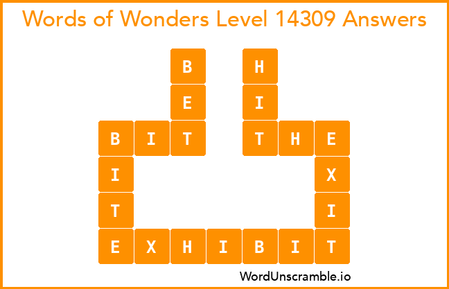 Words of Wonders Level 14309 Answers