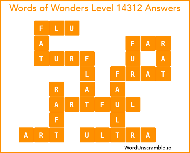 Words of Wonders Level 14312 Answers