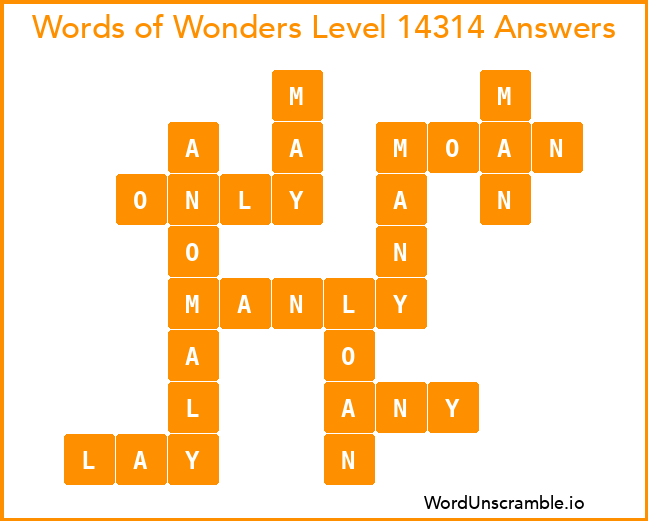 Words of Wonders Level 14314 Answers
