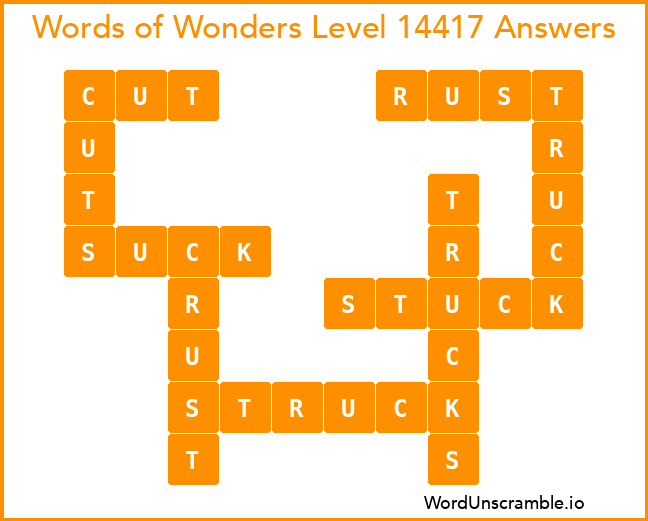 Words of Wonders Level 14417 Answers