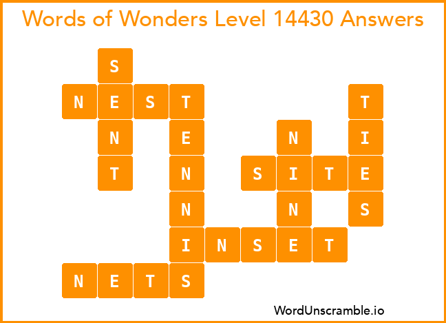 Words of Wonders Level 14430 Answers