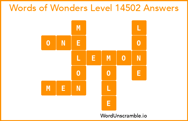 Words of Wonders Level 14502 Answers