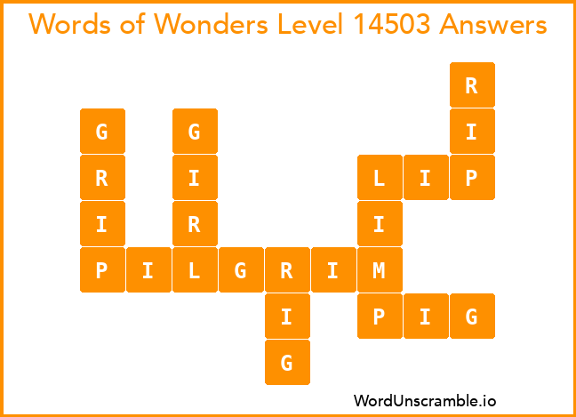 Words of Wonders Level 14503 Answers