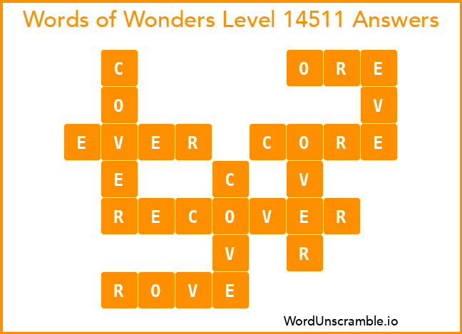 Words of Wonders Level 14511 Answers