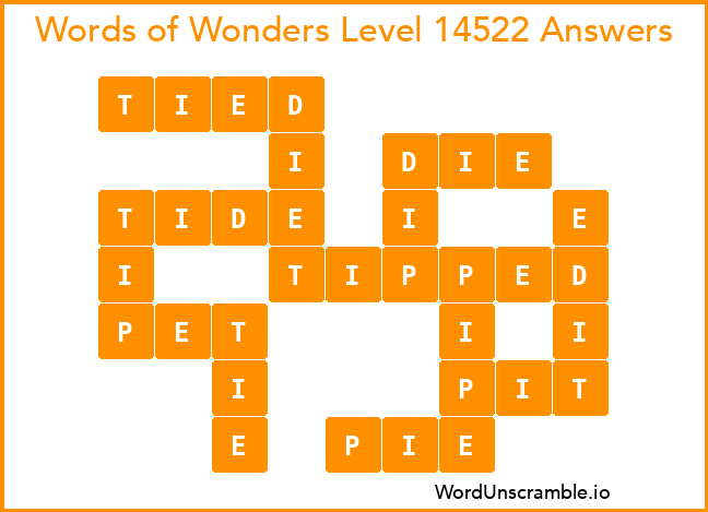 Words of Wonders Level 14522 Answers