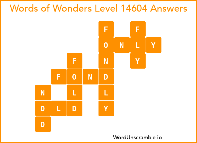 Words of Wonders Level 14604 Answers