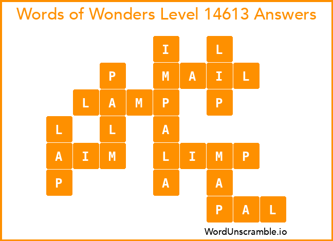 Words of Wonders Level 14613 Answers