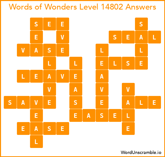 Words of Wonders Level 14802 Answers