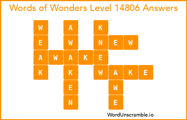 Words of Wonders Level 14806 Answers