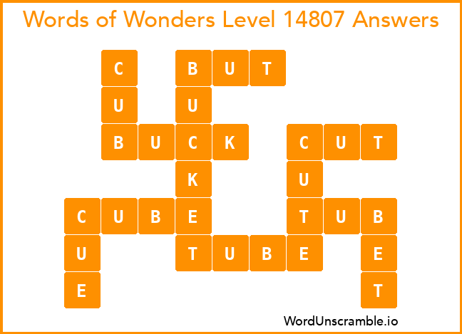 Words of Wonders Level 14807 Answers