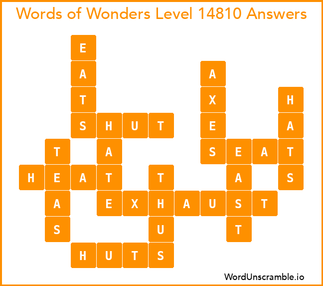 Words of Wonders Level 14810 Answers