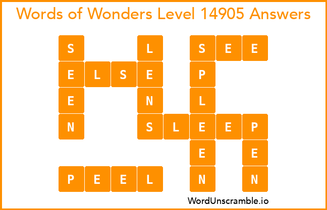 Words of Wonders Level 14905 Answers