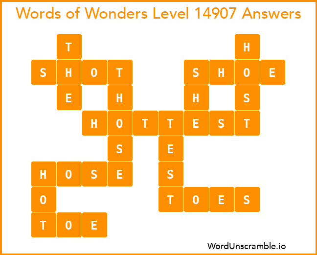 Words of Wonders Level 14907 Answers