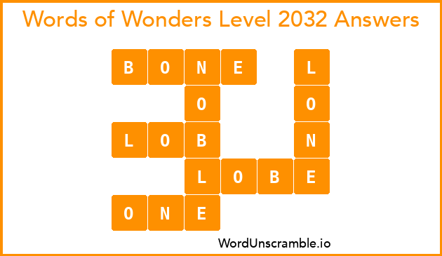 Words of Wonders Level 2032 Answers