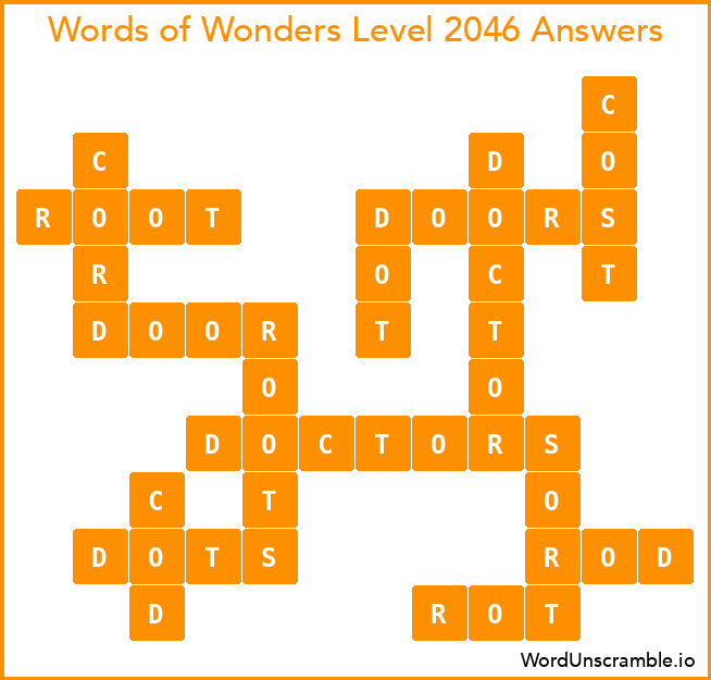 Words of Wonders Level 2046 Answers