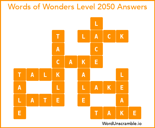 Words of Wonders Level 2050 Answers