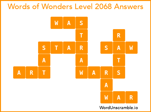 Words of Wonders Level 2068 Answers