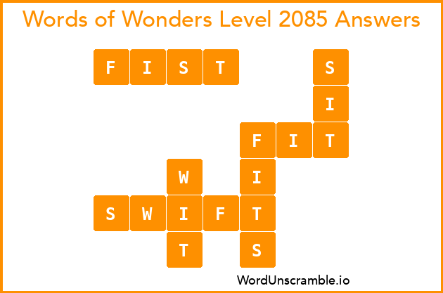Words of Wonders Level 2085 Answers